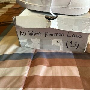 Nike All-White Ebernon Low Sneakers